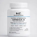 NutraCount Ultra Strength Omega-3 Fish Oil Capsules
